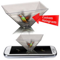 3D Hologram Video Viewer Pyramid